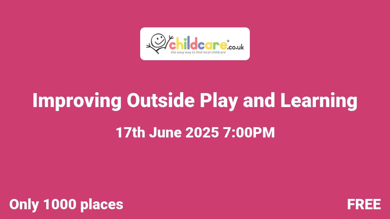 Improving Outside Play and Learning poster